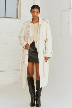 Jacqueline Denim Trench Coat