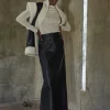 Jade Column Maxi Skirt