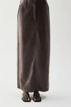 Jade Column Maxi Skirt