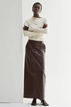 Jade Column Maxi Skirt