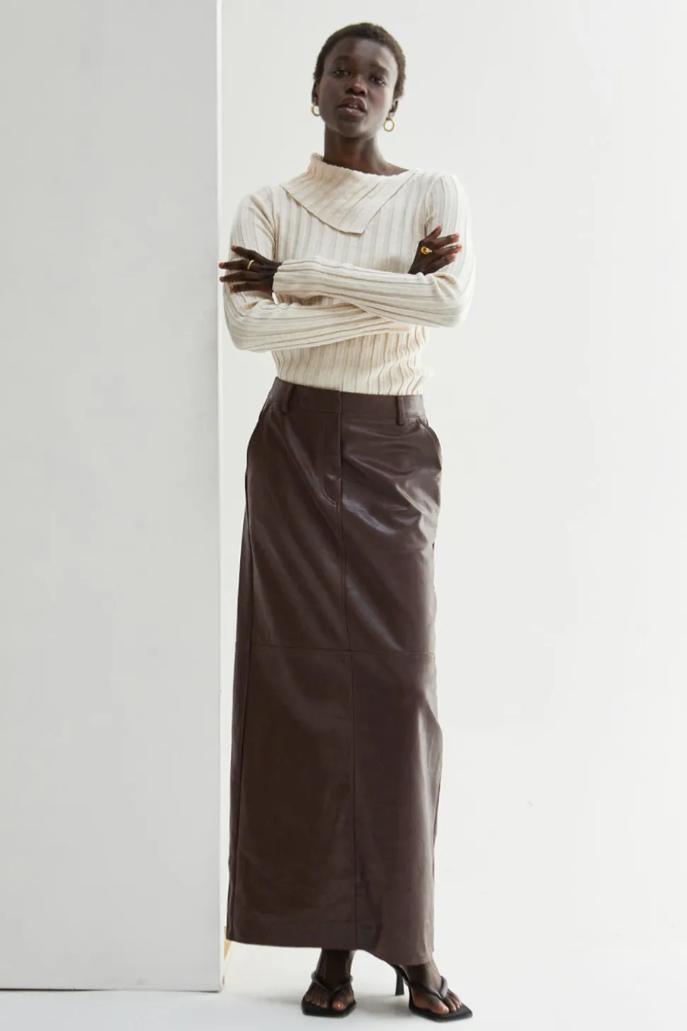 Jade Column Maxi Skirt