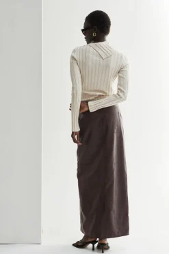 Jade Column Maxi Skirt