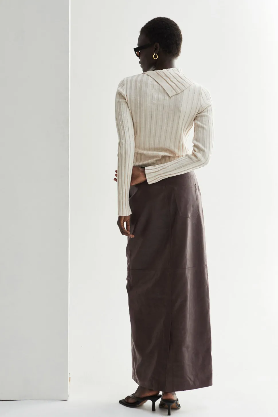 Jade Column Maxi Skirt