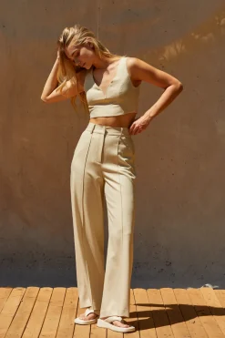 Jasmine Pleated Trouser Pants