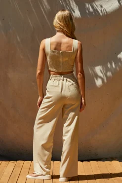 Jasmine Pleated Trouser Pants
