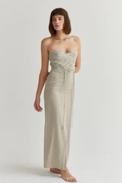 Jayda Tencel Blend Maxi Skirt