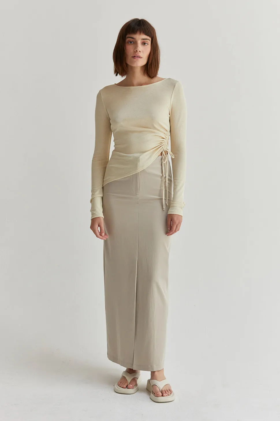 Jayda Tencel Blend Maxi Skirt