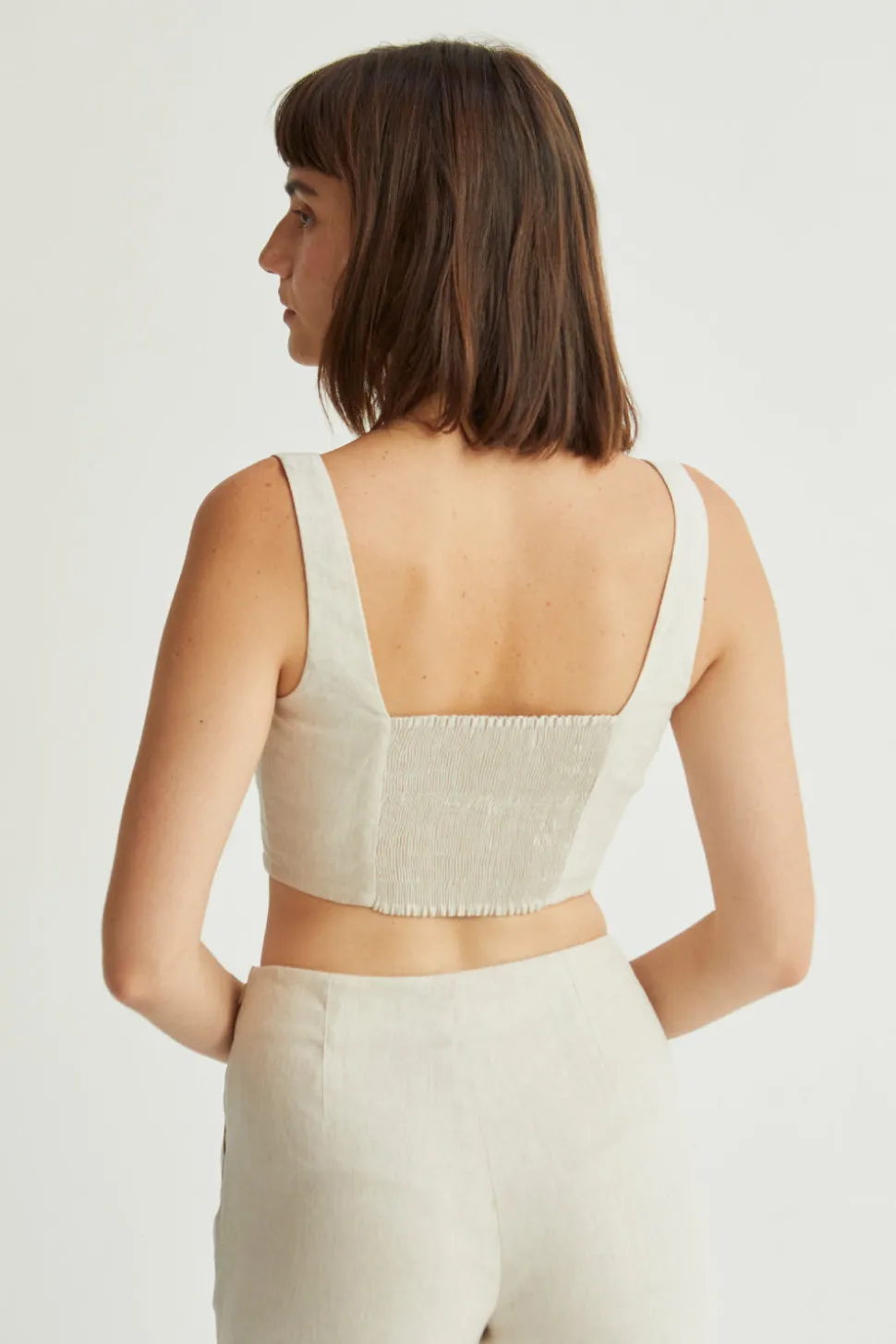 Jazz Linen Vest Top