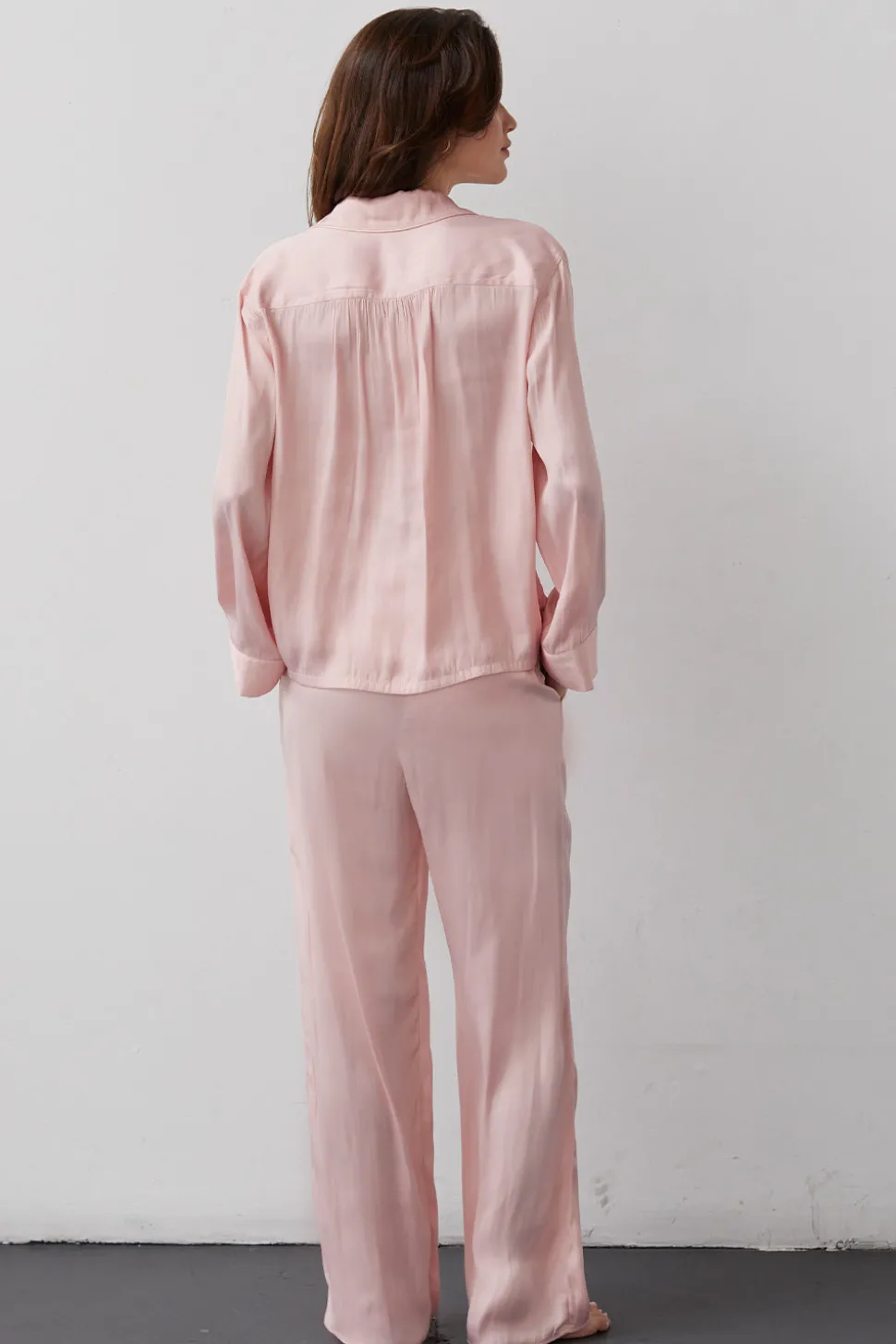 Jexie Silky Satin Pants
