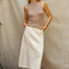Jimena Flare Midi Skirt