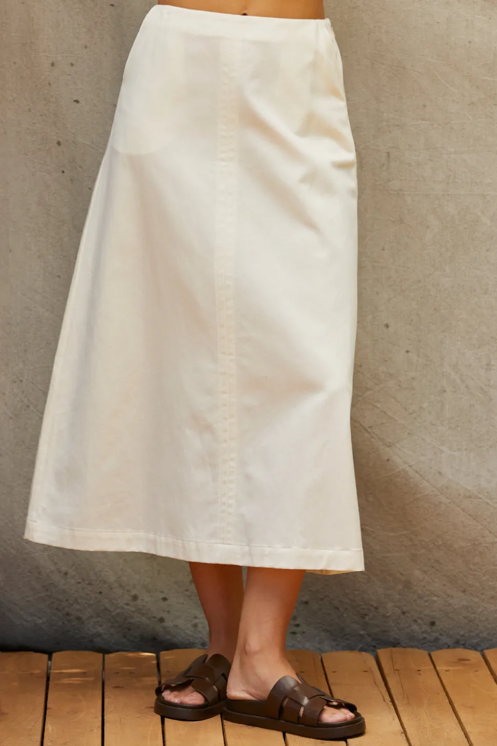 Jimena Flare Midi Skirt