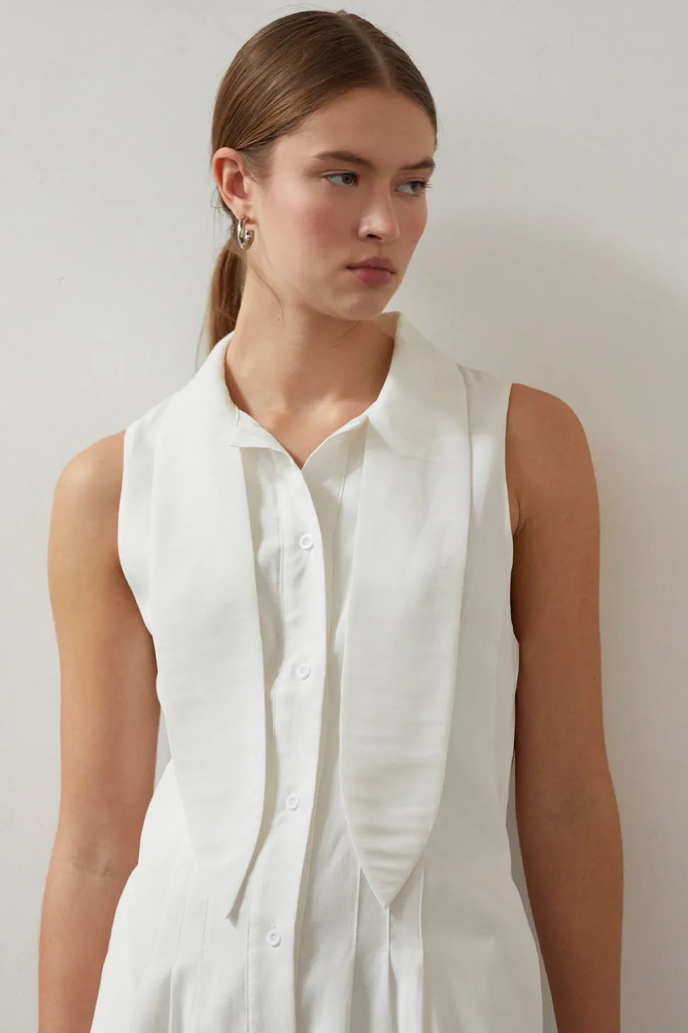 Joelene Neck Tie Dress