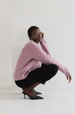 Joie Cable Knit Sweater - Lavender