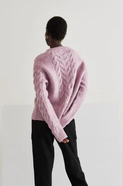 Joie Cable Knit Sweater - Lavender