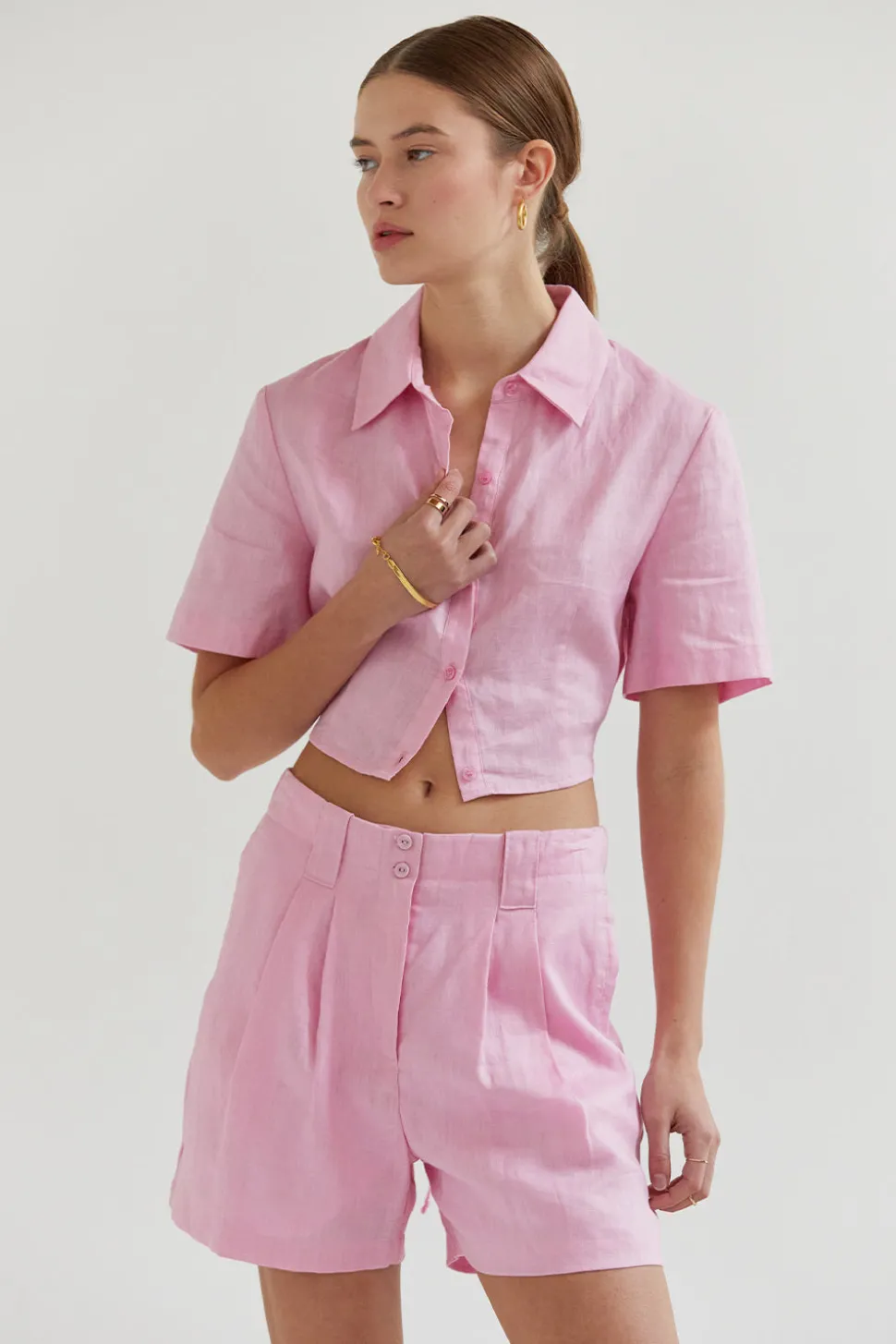 Josephine Linen Top