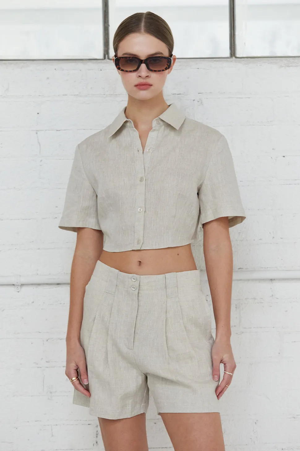 Josephine Linen Top