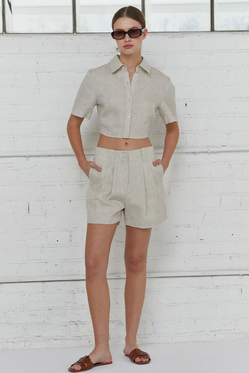 Josephine Linen Top