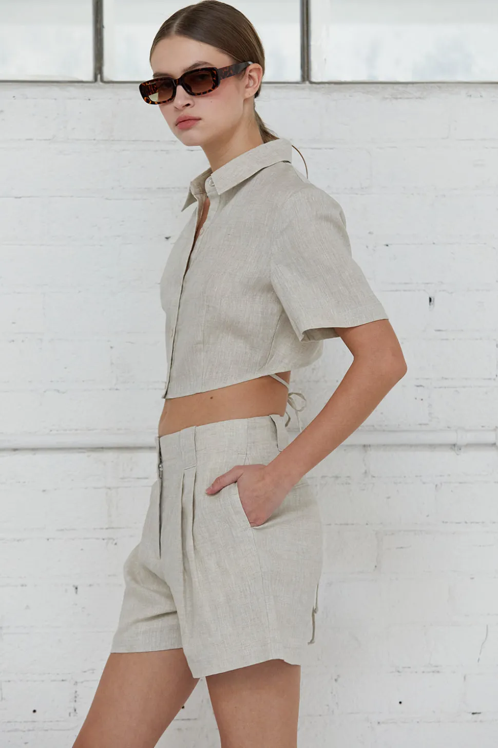 Josephine Linen Top