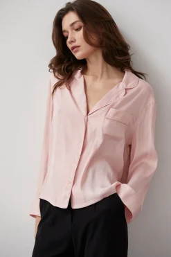 Jules Silky Satin Blouse