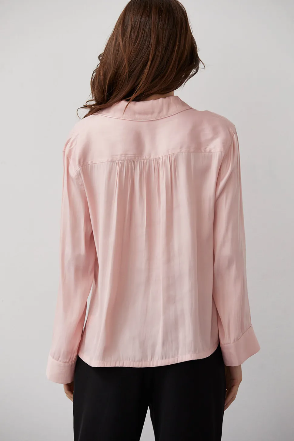 Jules Silky Satin Blouse