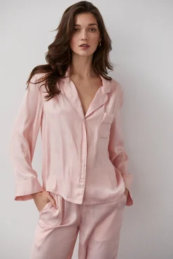 Jules Silky Satin Blouse