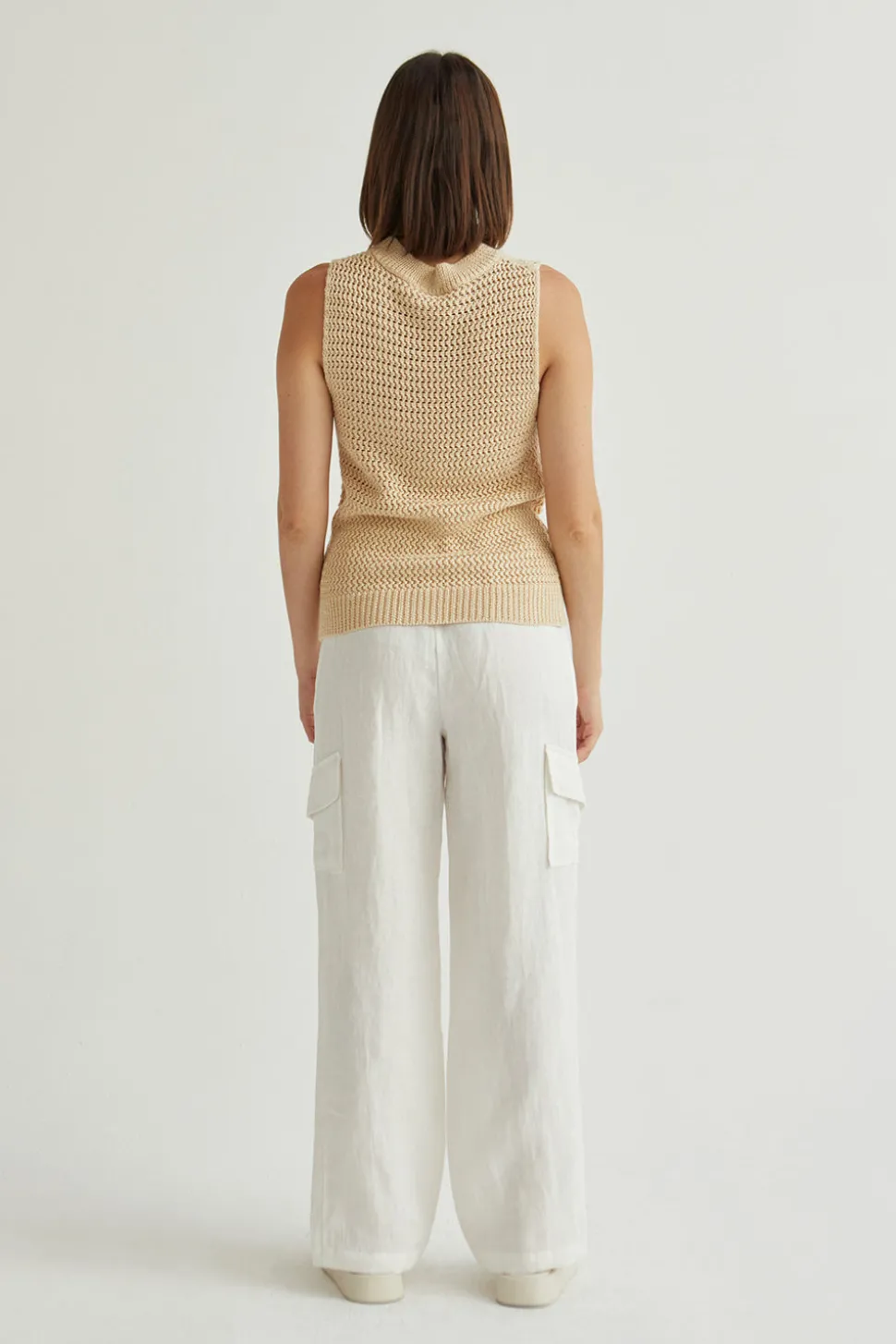 Julez Linen Cargo Trousers
