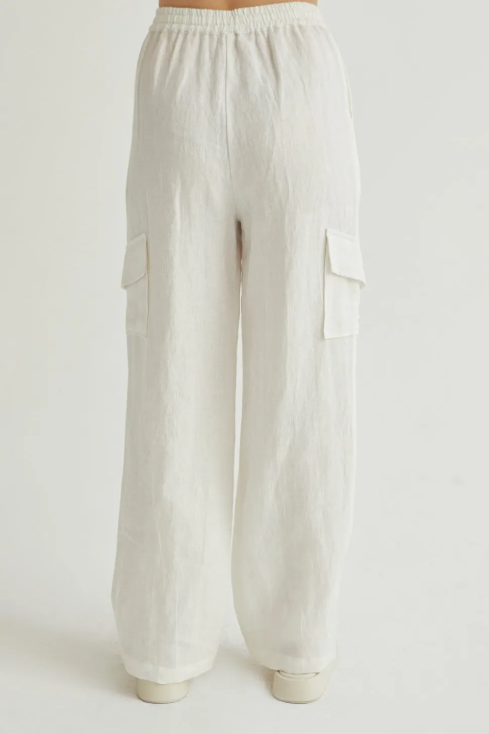 Julez Linen Cargo Trousers