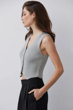 Julissa Cotton Sweater Vest