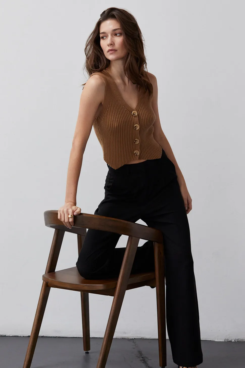 Julissa Cotton Sweater Vest