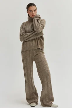 Kai Ribbed Knit Two Piece Sweater Set