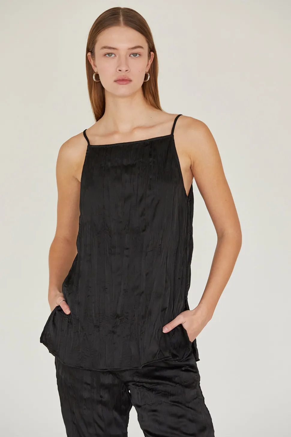 Kamie Satin Top
