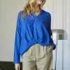 Kammy Linen-blend Blouse