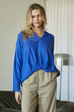 Kammy Linen-blend Blouse