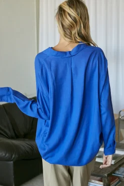 Kammy Linen-blend Blouse