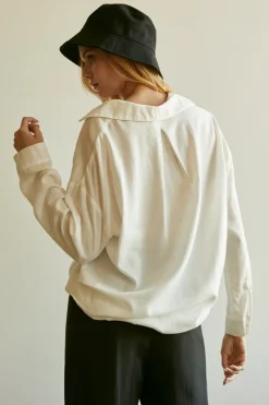 Kammy Linen-blend Blouse