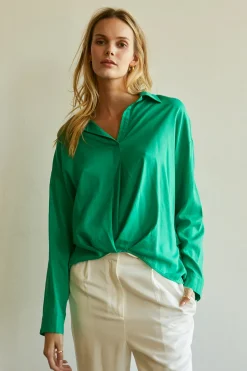 Kammy Linen-blend Blouse