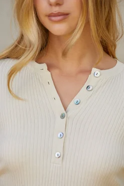 Kaylee Henley Knit Top