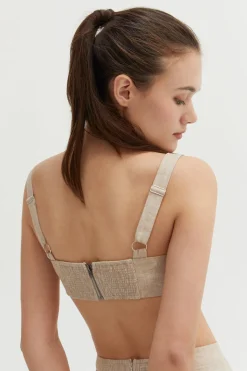 Kendall Linen Bralette