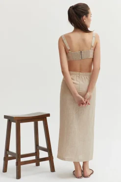 Kendall Linen Bralette