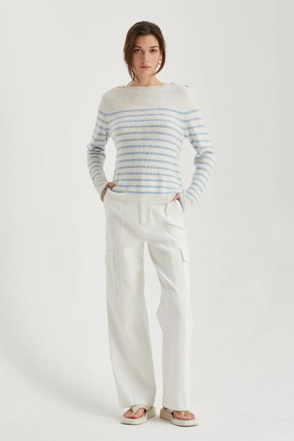 Kiera Cargo Denim Pants