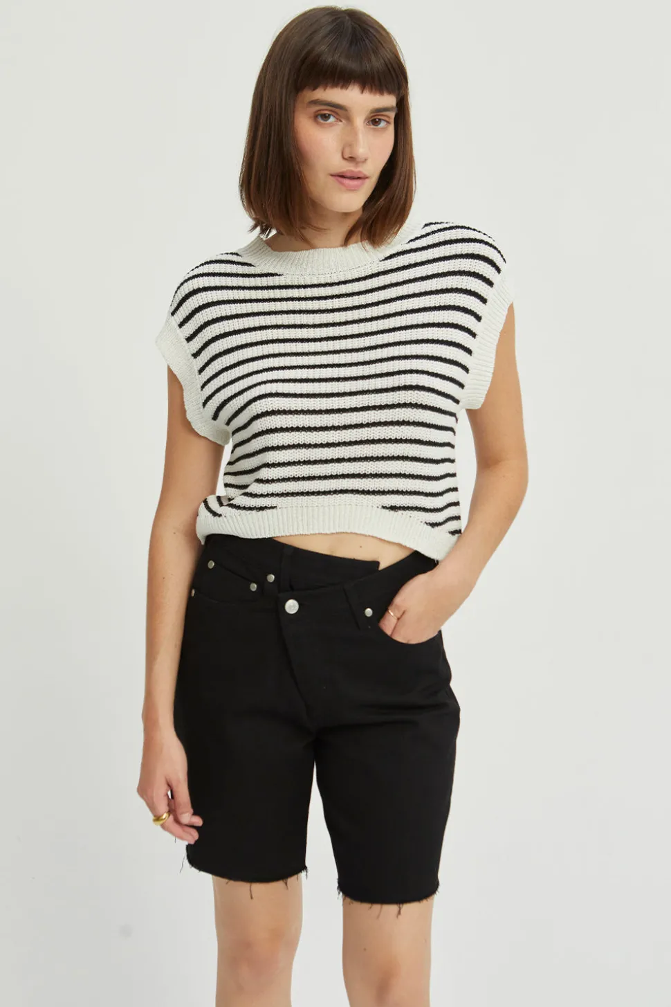 Leeor Denim Bermuda Shorts