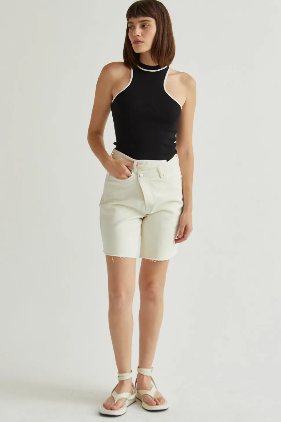 Leeor Denim Bermuda Shorts