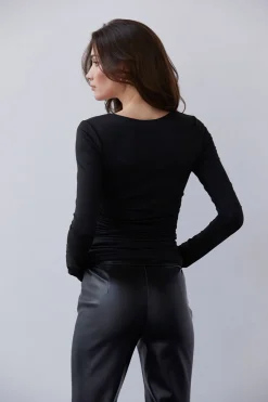 Leilani Ruched Knit Top