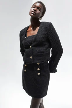 Lisa Tweed Mini Skirt