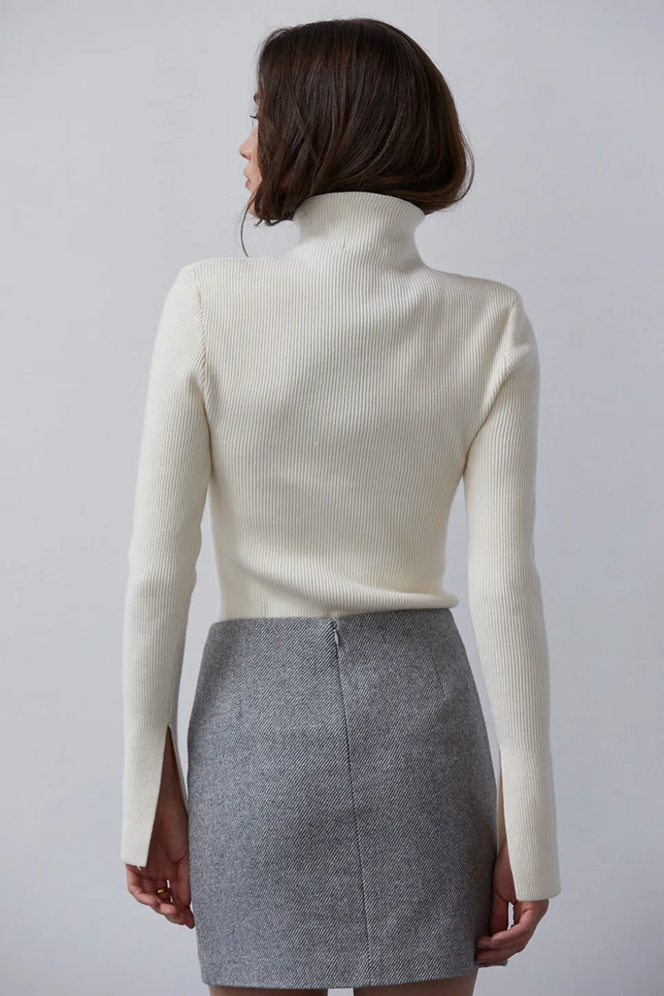 Lyla Brushed Tweed Mini Skirt