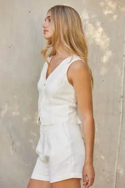 Madison Linen Shorts