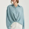 Maeve Surplice Woven Top