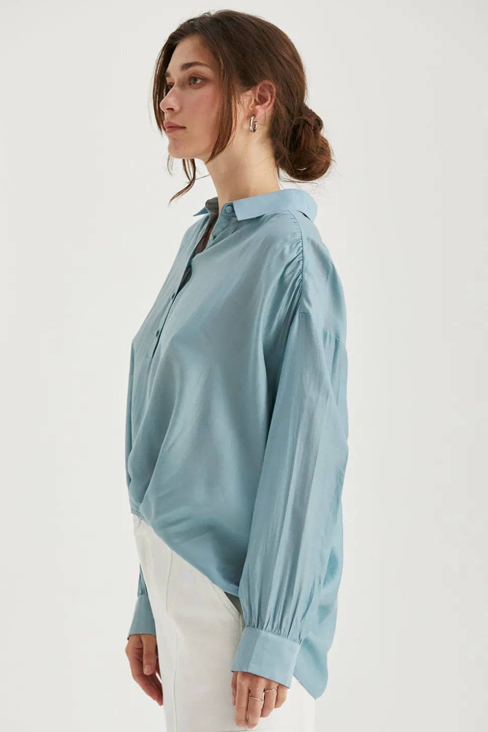 Maeve Surplice Woven Top