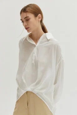 Maeve Surplice Woven Top