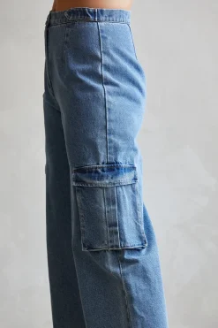 Mallory Denim Cargo Pants